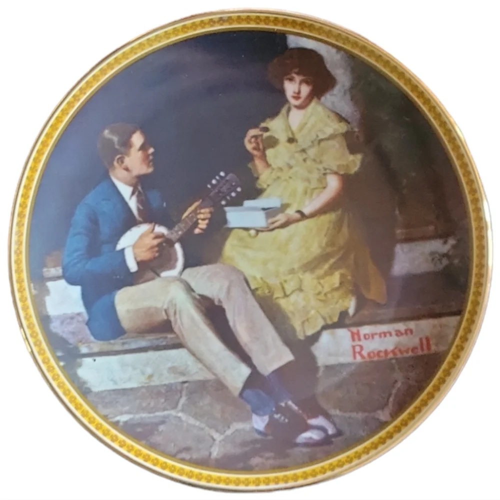 Vtg 82 Knowles Norman Rockwell Collector's Plate 